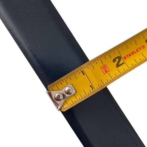 Boconi Leather Dress Belt Men's Size 36 Navy Blue Made In Nashville TN USA - Picture 3 of 15